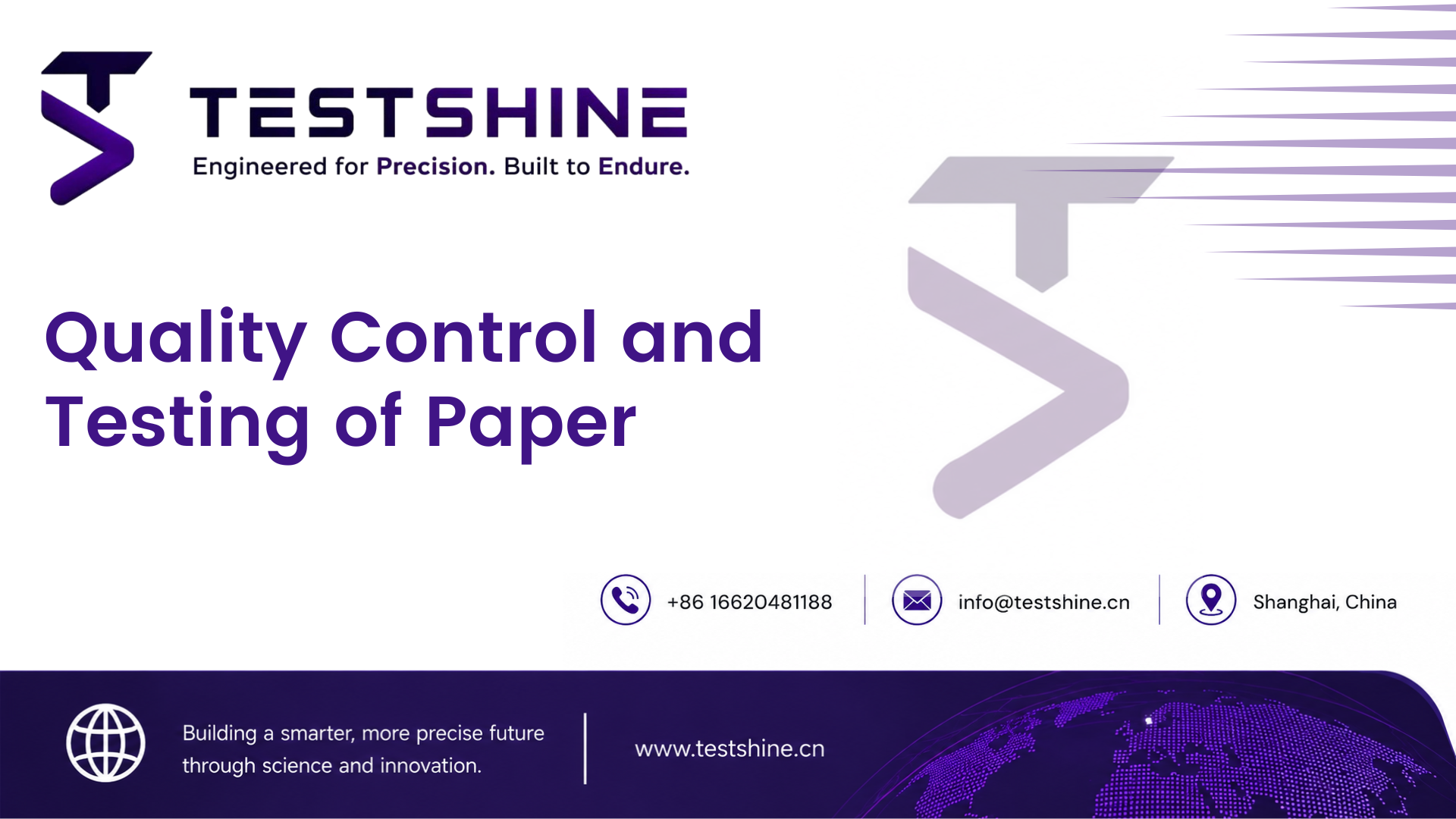 Quality Control and Testing of Paper