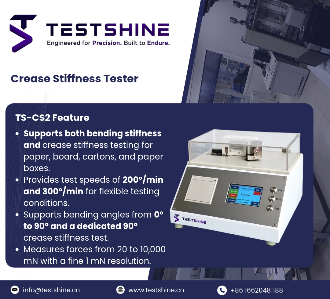 Crease Stiffness Tester