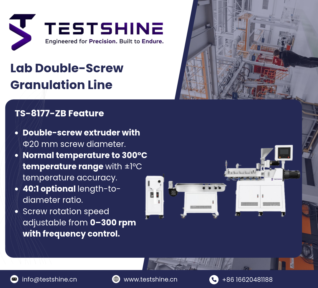 Laboratory Twin-Screw Granulation Line