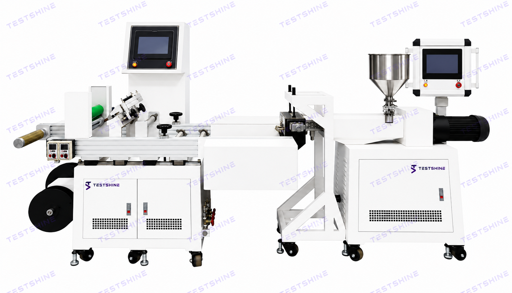 Laboratory Single Screw Cast Film Machine view 2