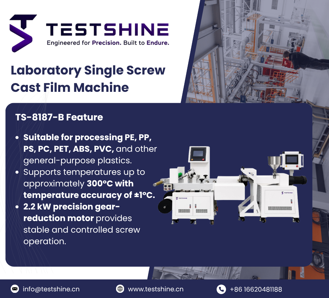 Laboratory Single Screw Cast Film Machine